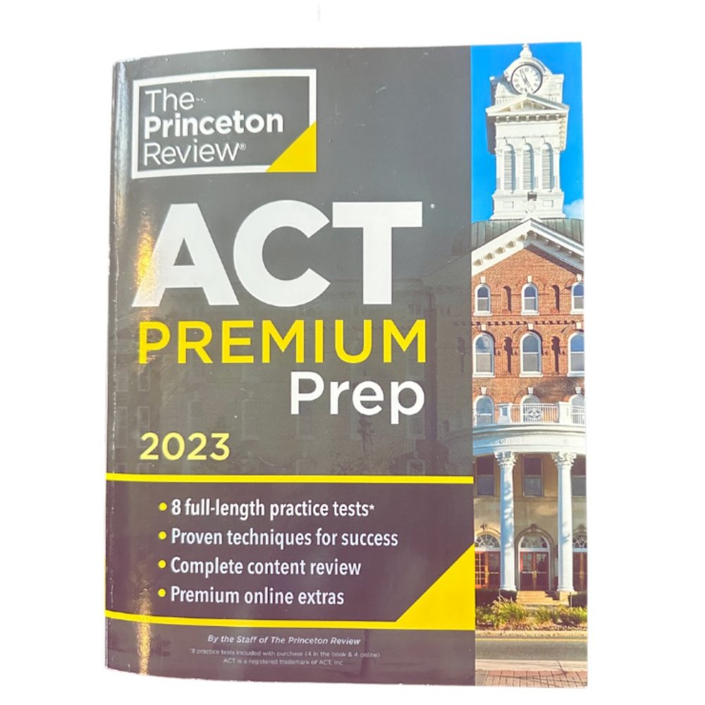 Princeton Review ACT Premium Prep, 2023: 8 Practice Tests -NEW